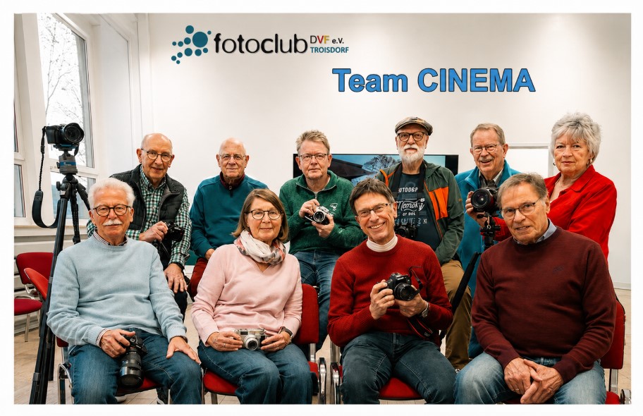 Foto der Mitglieder Team Cinema im Fotoclub Trosidorf