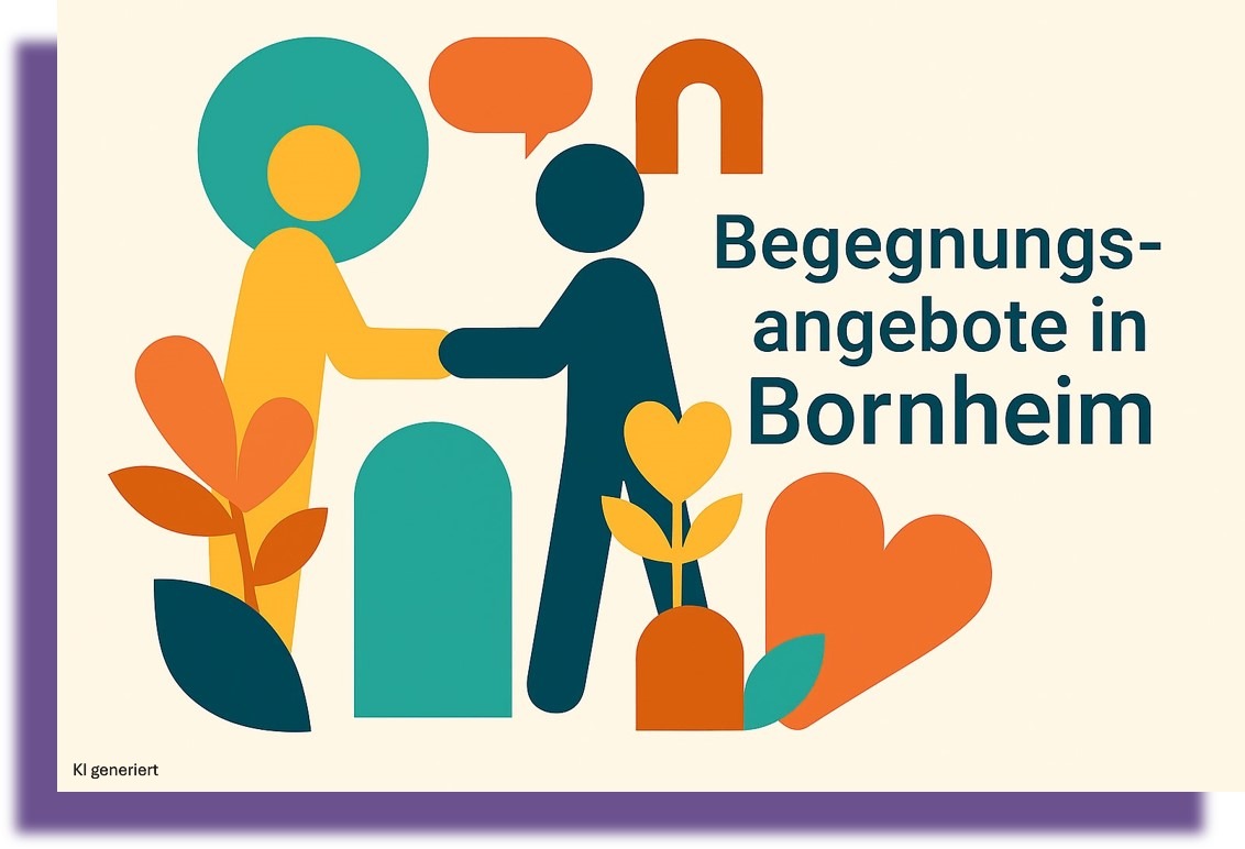 Hier finden Sie eine kleine, exemplarische Auswahl von Begegnungsangeboten in Bornheim