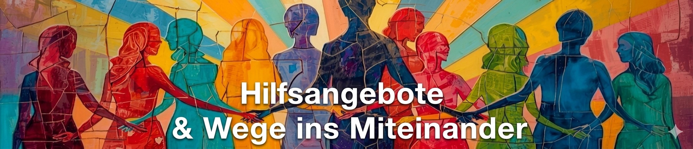 Hilfsangebote und Wege ins Miteinander
